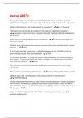 nurse 6003n Questions And Answers With Verified Study Solutions Rated A&plus;