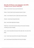 Bio 172L UH Manoa exam 1 Questions with 100&percnt; Verified Correct Answers 2025&sol;2026