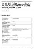 NUR 603- EXAM 2 2025 Actual exam &lpar;Testing Real Exam Questions&rpar;and verified Answers &lpar; 100&percnt; accurate&rpar; GET IT RIGHT&excl;&excl;