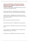 NURS 232 PEDS EXAM 2 LATEST ACTUAL EXAM QUESTIONS AND CORRECT ANSWERS 2024&sol;2025 &lpar;VERIFIED ANSWERS&rpar;
