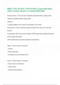 Bio 172 UH Manoa Exam&vert; Questions with 100&percnt; Verified Correct Answers