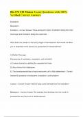 Bio 172 UH Manoa Exam&vert; Questions with 100&percnt; Verified Correct Answers
