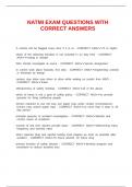 NATMI EXAM QUESTIONS WITH CORRECT ANSWERS