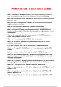 PHRM 123 Test  3 Exam Latest Update 