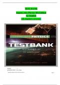 TEST BANK for Inquiry into Physics 8th Edition By Vern J&period; Ostdiek All Chapters 1-12
