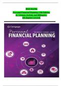 TEST BANK PERSONAL FINANCIAL PLANNING&comma; 13TH EDITION&comma; BY GITMAN&comma; JOEHNK&comma; AND BILLINGSLEY ALL CHAPTERS COVERED GRADED A&plus; 100&percnt; VERIFIED &vert;LATEST UPDATE&vert; &vert;2025&vert;