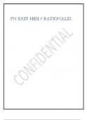 Exam &lpar;elaborations&rpar; PN Exit Hesi &sol; Rationales