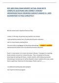 EDF 1005 FINAL EXAM NEWEST ACTUAL EXAM WITH  COMPLETE QUESTIONS AND CORRECT VERIFIED  ANSWERS&lpar;DETAILED ANSWERS&rpar; ALREADY GRADED A&plus; 100&percnt;  GUARANTEED TO PASS CONCEPTS&excl;&excl;&excl; 