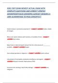 IICRC FSRT EXAM NEWEST ACTUAL EXAM WITH  COMPLETE QUESTIONS AND CORRECT VERIFIED  ANSWERS&lpar;DETAILED ANSWERS&rpar; ALREADY GRADED A&plus;  100&percnt; GUARANTEED TO PASS CONCEPTS&excl;&excl;&excl; 