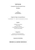 Test Bank for Contemporary Practical Vocational Nursing 9th Edition Corinne Kurzen Anna LaVon Barrett Complete Chapters 1&ndash;16 Questions and Verified Answers 2025&ndash;2026