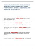 SANTA CLARA COUNTY EMS EXAM NEWEST ACTUAL EXAM  WITH COMPLETE QUESTIONS AND CORRECT VERIFIED  ANSWERS&lpar;DETAILED ANSWERS&rpar; ALREADY GRADED A&plus; 100&percnt;  GUARANTEED TO PASS CONCEPTS&excl;&excl;&excl;