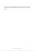 Analyseer de psychologische levensloop van de mens&comma; behaald met een 8&excl;