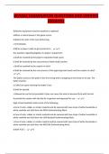 WVSSAC EXAMINATION QUESTIONS AND VERIFIED ANSWERS