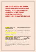  EPIC OR350 STUDY GUIDE&comma; BRAND NEW EXAM QUESTIONS WITH 100&percnt; CORRECT VERIFIED ANSWERS&comma; ALL GRADED A&plus;&comma; LATEST EXPERT PREMIUM UPDATE&lpar;2025-2026&rpar;&vert;>100&percnt; GUARANTEED SUCCESS&period;