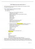 NR577 Midterm Exam Study Guide for Weeks 1-4