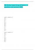 NIH Stroke Scale Group B Patient 1-6 questions and answers 2025&period;