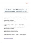 Kins 2531 - Test 4 Questions And Answers Latest Update &lpar;2025&rpar;&excl;&excl;