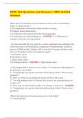 ENPC Test Questions and Answers &vert; 100&percnt; Verified  Answers