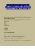 GMAT FINAL EXAM TEST BANK REAL EXAM QUESTIONS AND CORRECT DETAILED ANSWERS&semi; 100&percnt; GUARANTEED PASS&excl;&excl; <BRAND NEW VERSION>