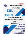 ZUL1509 Assignment 1 (100% COMPLETE ANSWERS) Semester 1 2025 (Isivivinyo sokuqala-1)