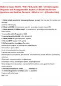 Midterm Exam&colon; NR571 &sol; NR 571 &lpar;Latest 2025 &sol; 2026&rpar; Complex  Diagnosis and Management in Acute Care Practicum Review  Questions and Verified Answers 100&percnt; Correct &ndash; &lpar;Chamberlain&rpar;