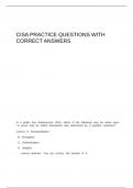 CISA Practice Questions