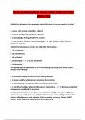 D351 prep assessment guide&lpar;the latest quizzes&rpar; AND VERIFIED ANSWERS for 2025&sol;26 &vert;A&plus; graded&vert; guaranteed pass