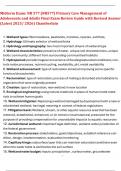Midterm Exam&colon; NR 577 &lpar;NR577&rpar; Primary Care Management of Adolescents and Adults Final Exam Review Guide with Revised Answers &lpar;Latest 2025&sol; 2026&rpar; Chamberlain