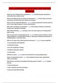 D351 EXAMINATION QUESTIONS AND VERIFIED ANSWERS
