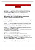 D351 EXAMINATION QUESTIONS AND VERIFIED ANSWERS