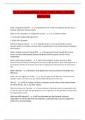 D351 EXAMINATION QUESTIONS AND VERIFIED ANSWERS