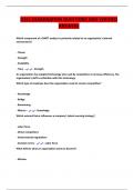 D351 EXAMINATION QUESTIONS AND VERIFIED ANSWERS