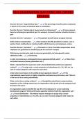 D351 EXAMINATION QUESTIONS AND VERIFIED ANSWERS