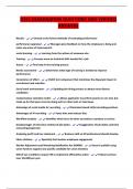 D351 EXAMINATION QUESTIONS AND VERIFIED ANSWERS
