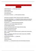 D351 EXAMINATION QUESTIONS AND VERIFIED ANSWERS