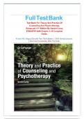 Test Bank for Theory and Practice of Counseling and Psychotherapy&comma; 11th Edition by Gerald Corey &vert; 9781282583894 &vert; All Chapters 1-15 &vert;LATEST