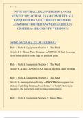 NFHS SOFTBALL EXAM VERSION 1 AND 2  NEWEST 2025 ACTUAL EXAM COMPLETE ALL  160 QUESTIONS AND CORRECT DETAILED  ANSWERS &lpar;VERIFIED ANSWERS&rpar; &vert;ALREADY  GRADED A&plus; &lpar;BRAND NEW VERSION&excl;&excl;&rpar; 