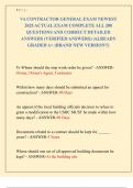VA CONTRACTOR GENERAL EXAM NEWEST  2025 ACTUAL EXAM COMPLETE ALL 280  QUESTIONS AND CORRECT DETAILED  ANSWERS &lpar;VERIFIED ANSWERS&rpar; &vert;ALREADY  GRADED A&plus; &lpar;BRAND NEW VERSION&excl;&excl;&rpar; 