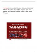 McGraw-Hill&rsquo;s Taxation of Individuals and Business Entities 2025 &ndash; Evergreen Release &vert; Spilker&comma; Ayers&comma; Barrick&comma; Lewis &vert; Test Bank