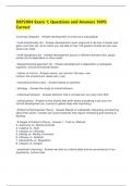 DEP2004 Exam 1&semi; Questions and Answers 100&percnt; Correct