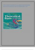 TEST BANK For Theoretical Basis for Nursing&comma; 6th American Edition by Melanie McEwen&semi; Evelyn M&period; Wills&comma; Verified Chapters 1 - 23&comma; Complete Newest Version