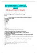 International business 15th edition 2025-2026&period; Questions with correct and verified answers&period;  GUARANTEED A&plus; GRADE&period;