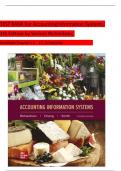 TEST BANK For Accounting Information Systems 4th Edition by Vernon Richardson&comma; Verified Chapters 1 - 17&comma; Complete