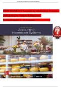 Accounting Information Systems&comma; 3rd Edition TEST BANK by Vernon Richardson&comma; Verified Chapters 1 - 18&comma; Complete Newest Version