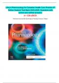 Lilley&rsquo;s Pharmacology for Canadian Health Care Practice 4th Edition Sealock Test Bank 2025-2026&period; Questions with correct and verified answers&period; A&plus; GRADED&period;