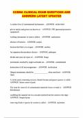 CCBMA CLINICAL EXAM QUESTIONS AND ANSWERS LATEST UPDATED