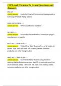 CIP Level 2 Standards Exam Questions and Answers&period;docx