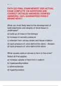 PATH 222 FINAL EXAM NEWEST 2025 ACTUAL  EXAM COMPLETE 100 QUESTIONS AND  CORRECT DETAILED ANSWERS &lpar;VERIFIED  ANSWERS&rpar; &vert;100&percnt; GUARANTEED PASS&excl;&excl;&excl;&sol;  BRAND NEW&excl;&excl;&excl; 