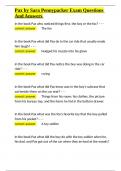 Pax by Sara Pennypacker Exam Questions And Answers&period;docx