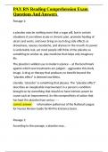 PAX RN Reading Comprehension Exam Questions And Answers&period;docx